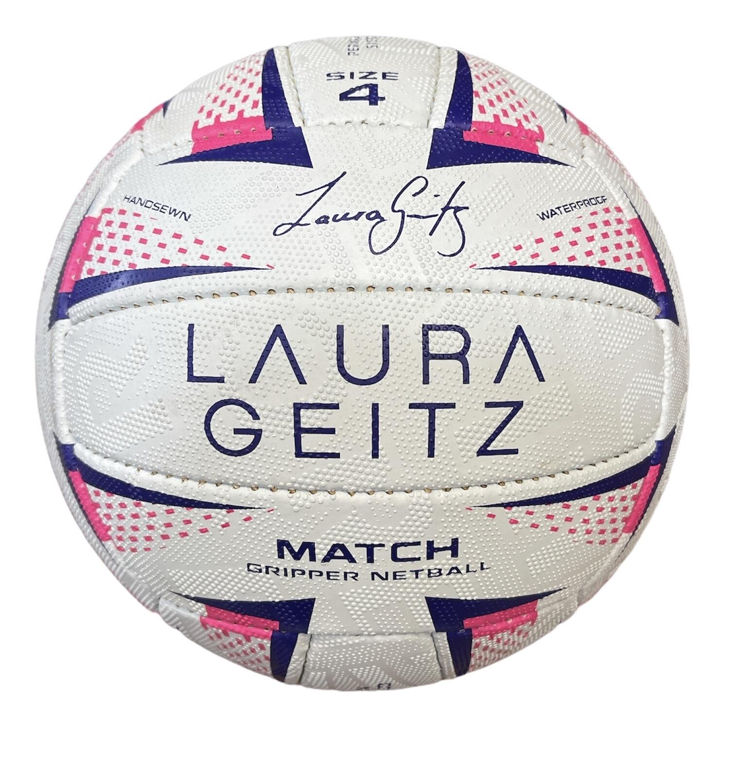 Laura Geitz Match Gripper Netball Hand Sewn Waterproof Official