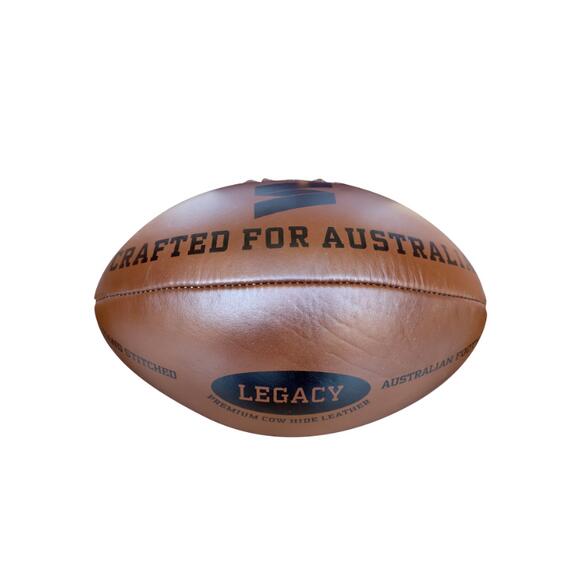STRADIA LEGACY Size 5 Rugby Union Ball - Genuine Leather with Heirloom Quality
