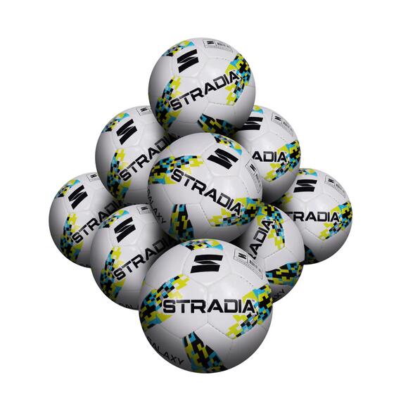 STRADIA GALAXY Size 3 Jr. Soccer Ball - Stellar PU (Pack of 10)