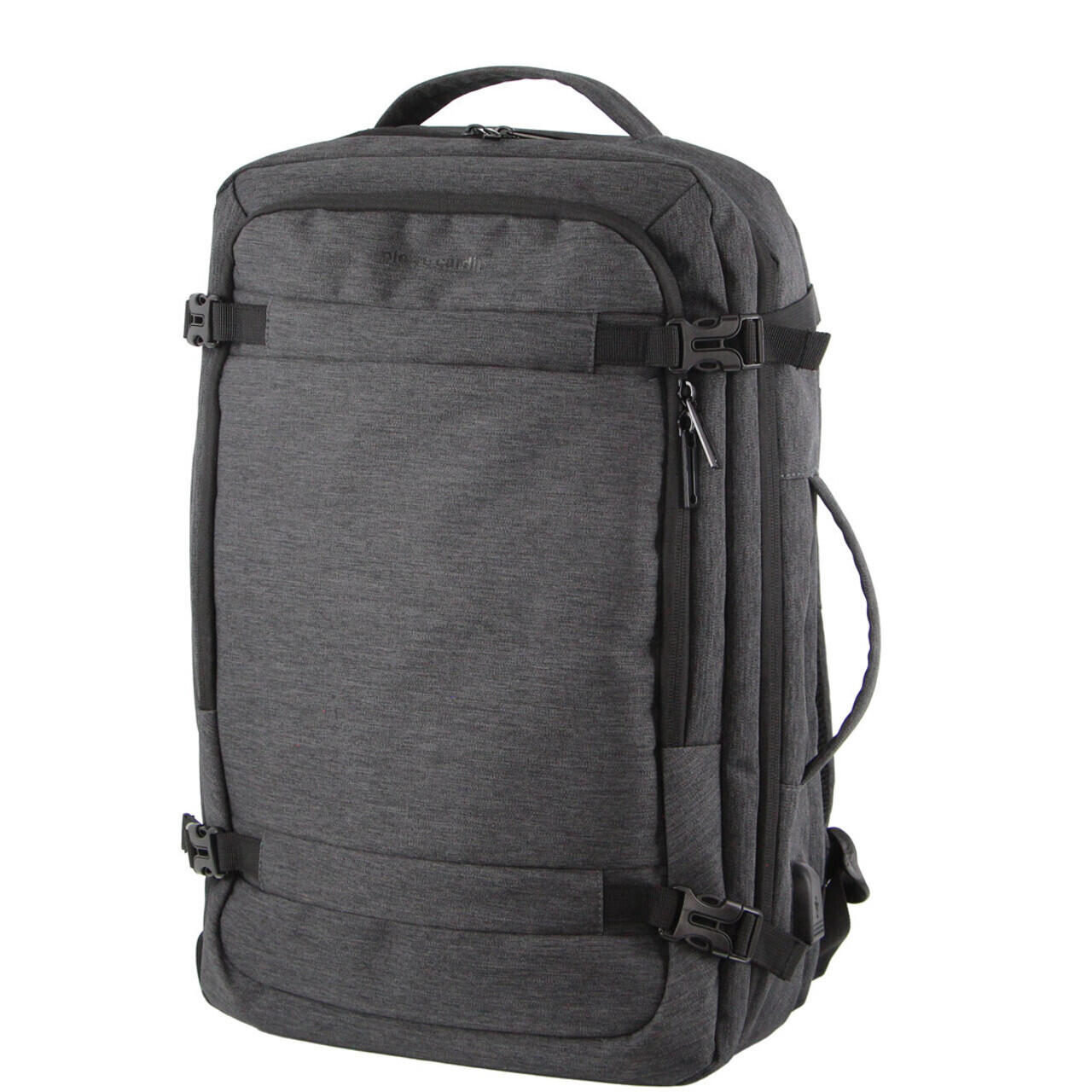 Pierre Cardin Mens Travel & Business Backpack with Built-in USB Port