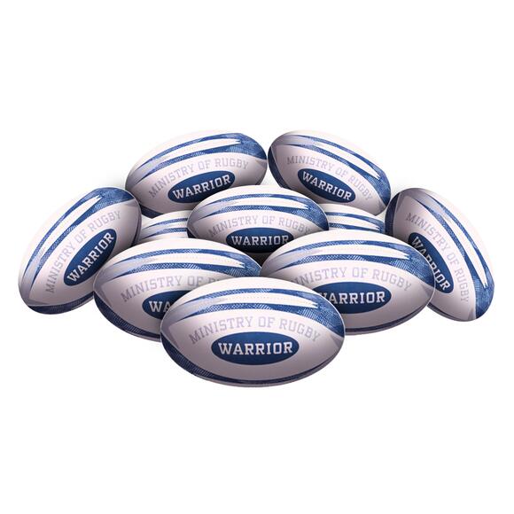 STRADIA "WARRIOR" Size 4 Rugby League Ball – Versatile Trainer (10-pack)