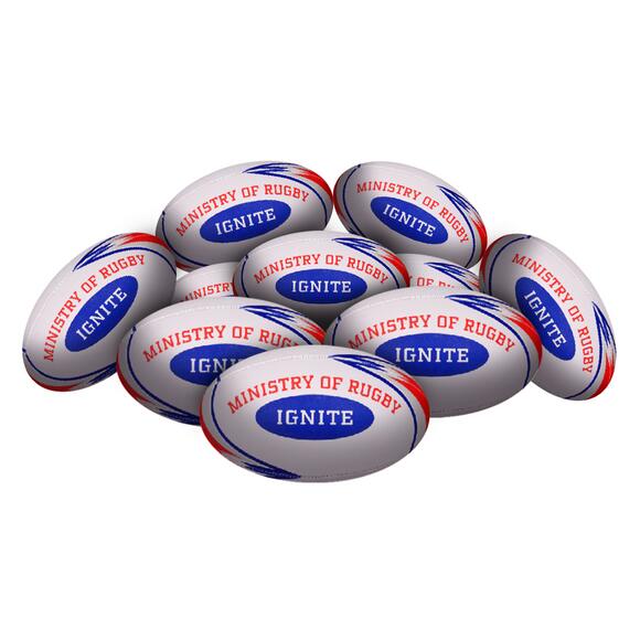 STRADIA IGNITE Rugby Union Ball - School Training - PK10