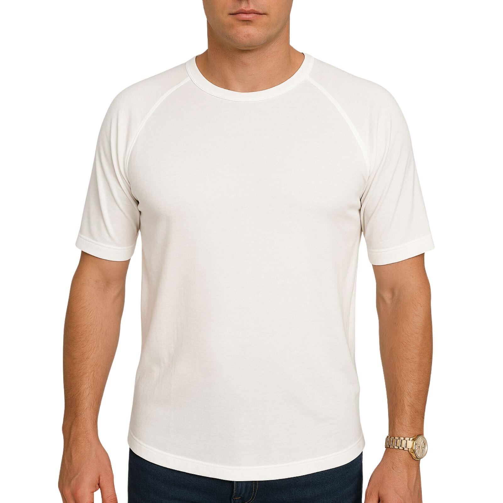 Mens Merino Wool Blend Short Sleeve Thermal Top Underwear Thermals Base Layer