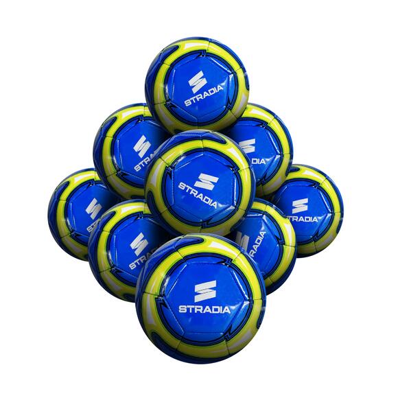 STRADIA PLATINA Size 5 Soccer Ball - Elite, Hydralock (Pack of 10)