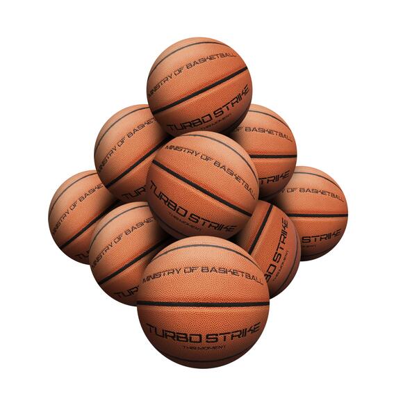STRADIA "TURBO STRIKE" Basketball Microfiber – Pack of 10 with Mesh Bag