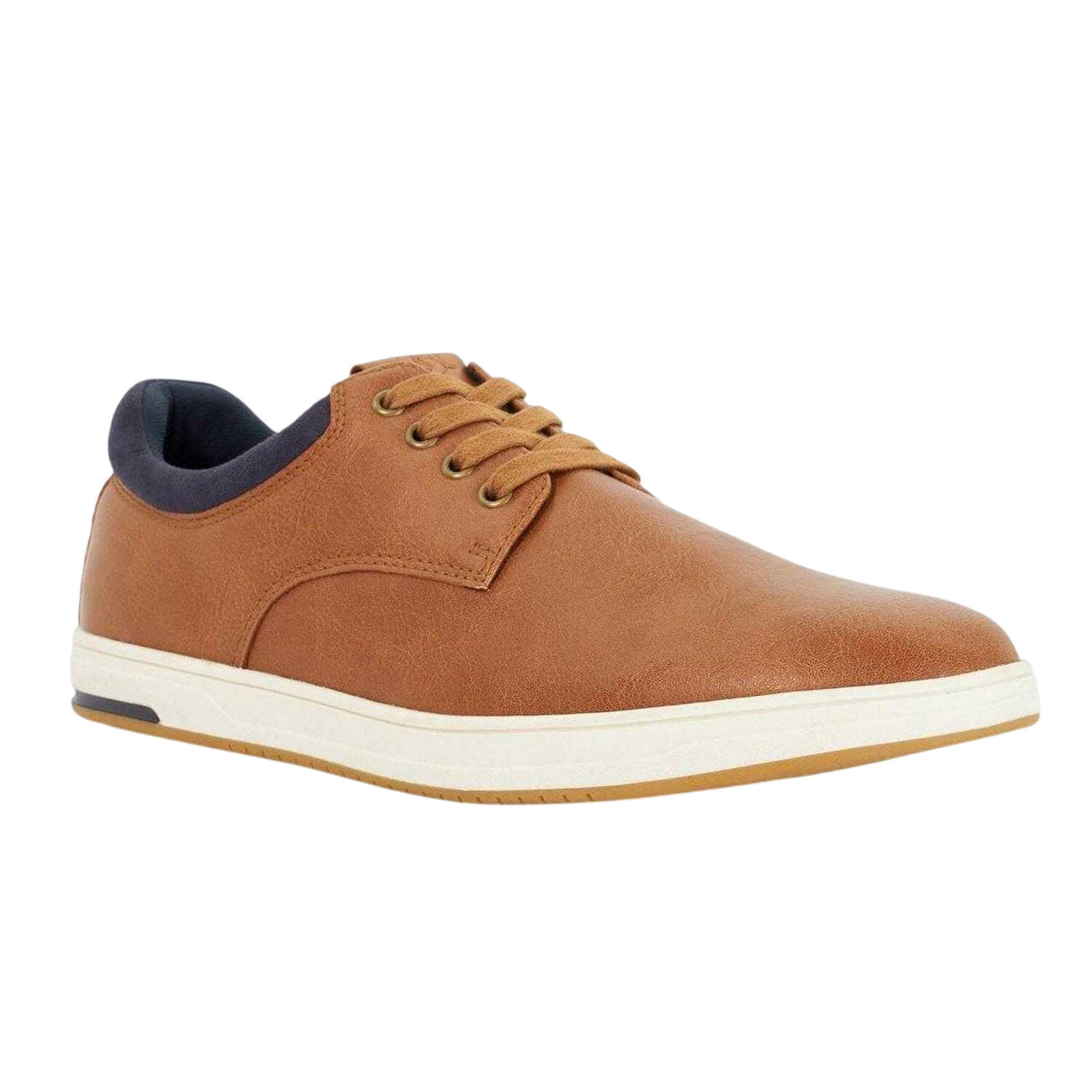 Dune London Mens Tamsen Lace Up Flat Trainers