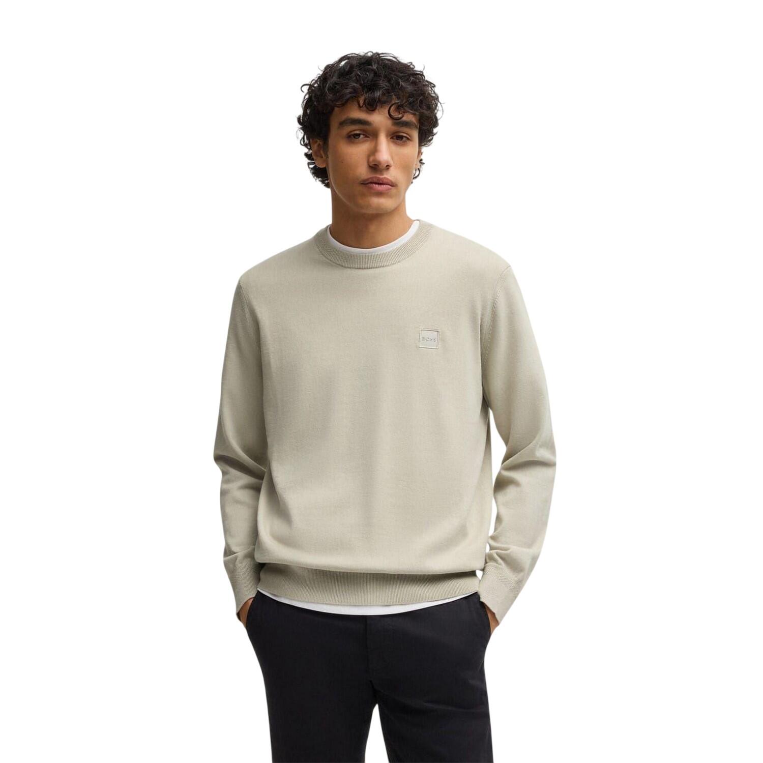 Boss Mens Kanovano Crew Neck Jumper