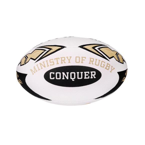 STRADIA CONQUER Size 5 Rugby League Ball Senior Club Trainer with 3D Pimple Grip