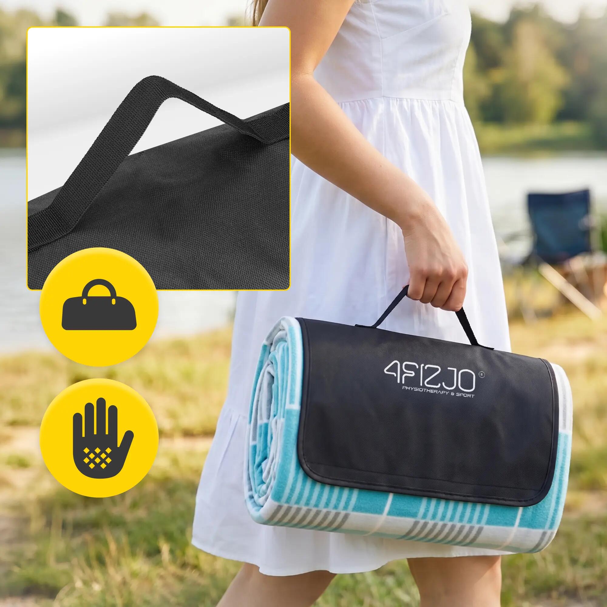 Coperta picnic impermeabile isolante spiaggia campeggio outdoor 4FIZJO 3/7