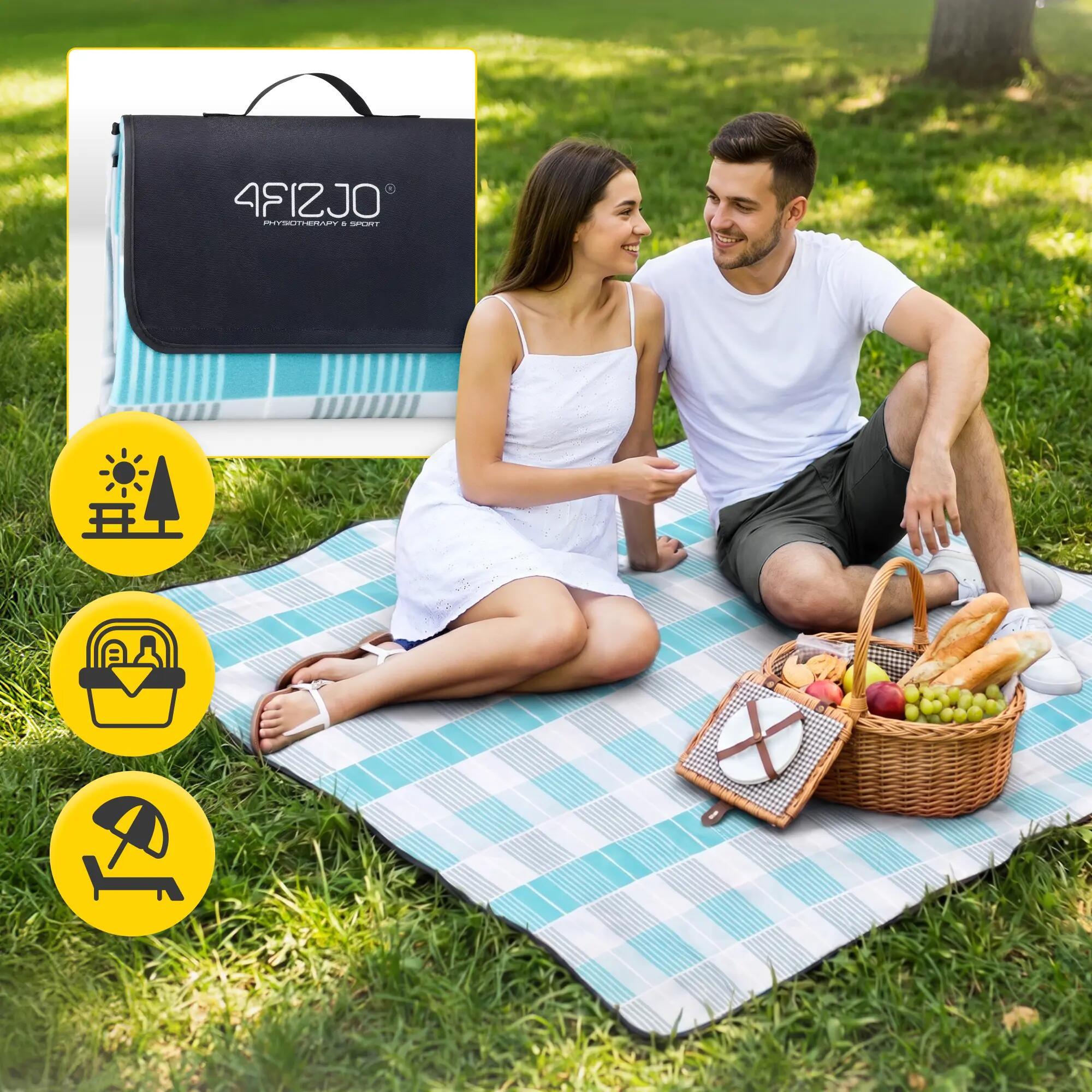 Coperta picnic impermeabile isolante spiaggia campeggio outdoor 4FIZJO 2/7