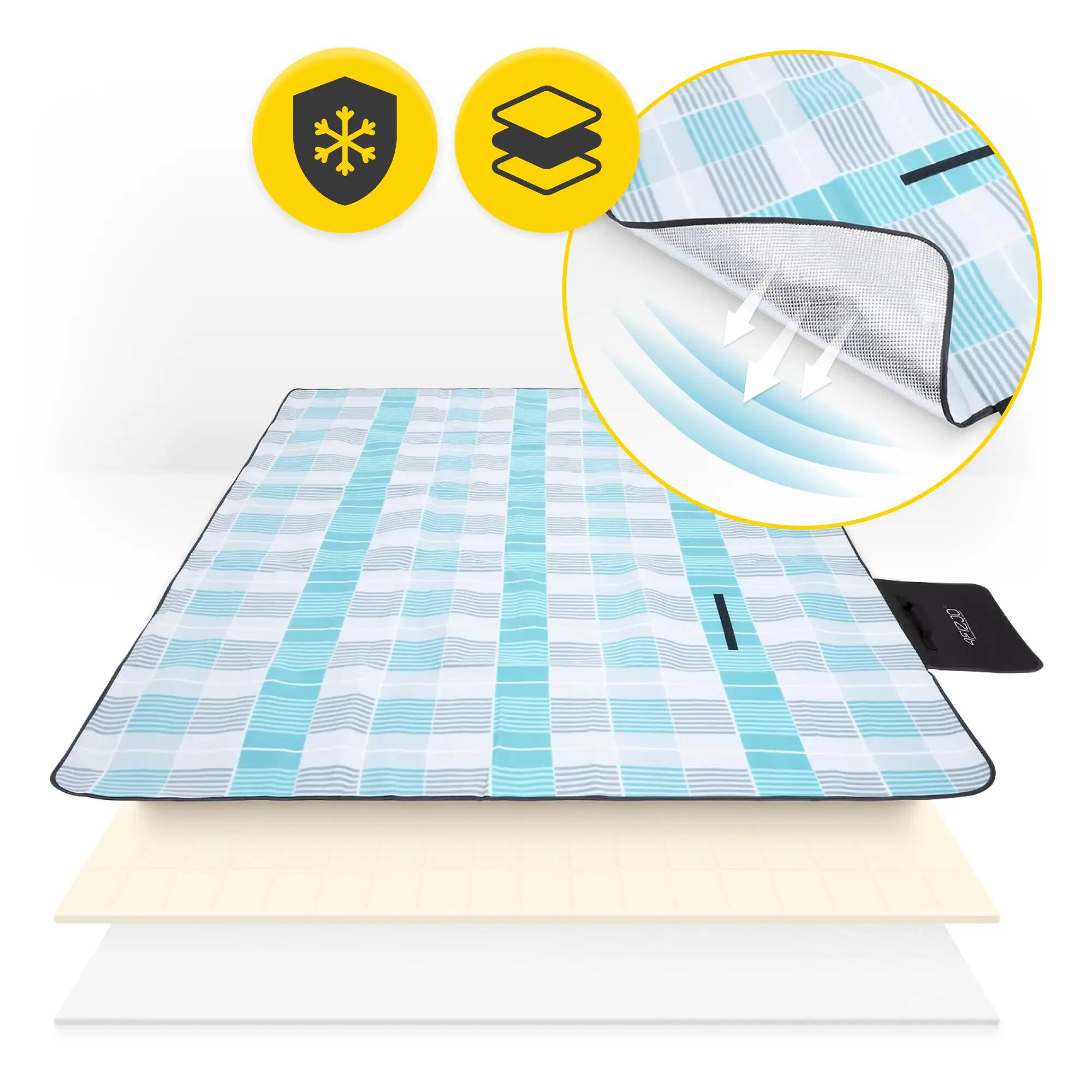 Coperta picnic impermeabile isolante spiaggia campeggio outdoor 4FIZJO 7/7