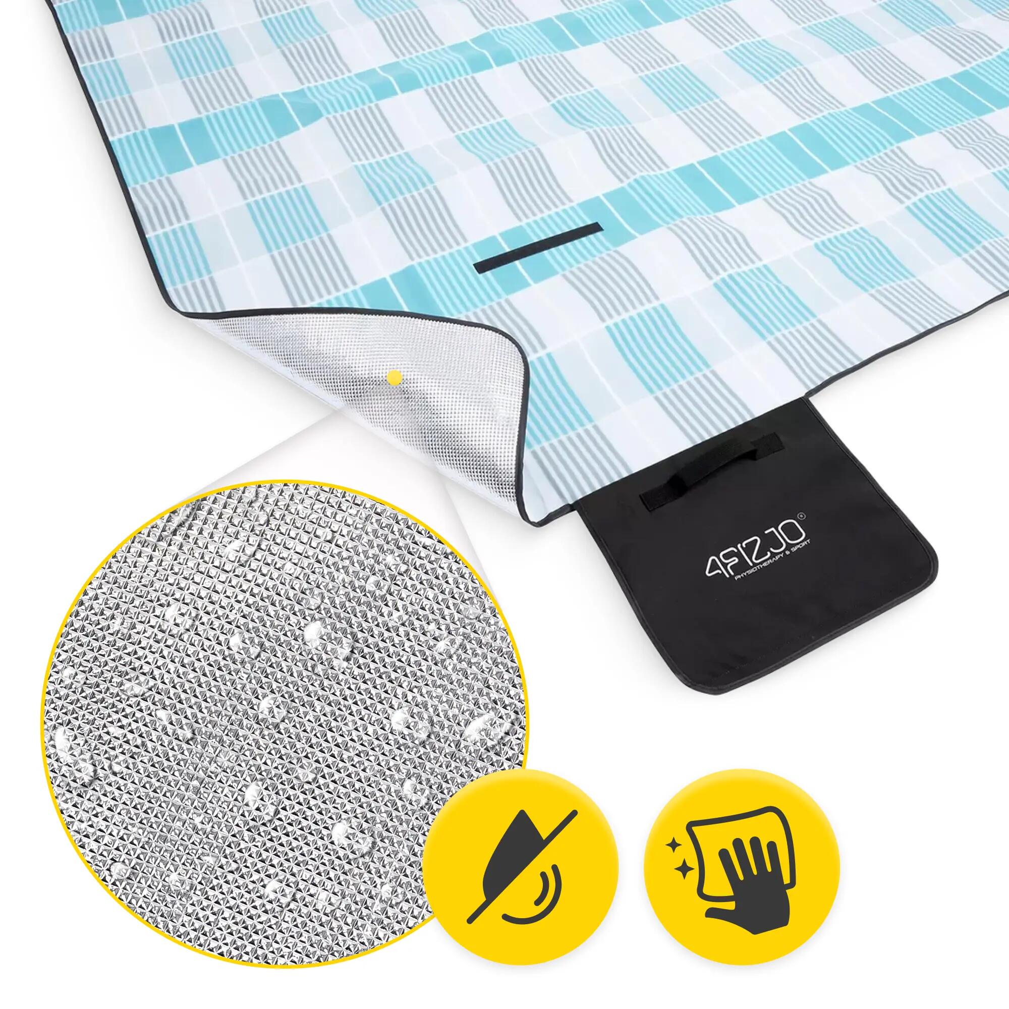 Coperta picnic impermeabile isolante spiaggia campeggio outdoor 4FIZJO 5/7