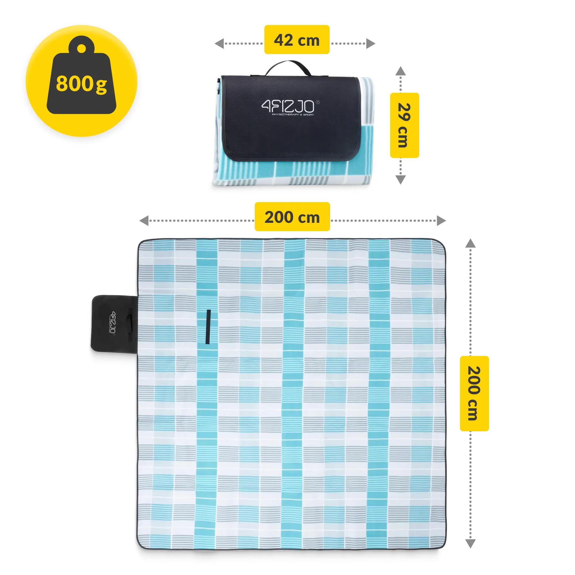 Coperta picnic impermeabile isolante spiaggia campeggio outdoor 4FIZJO 4/7