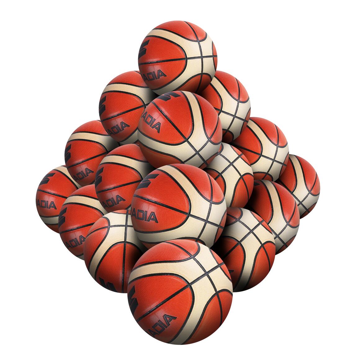 STRADIA "GLIDE DUNK" Basketball – Premium PU – Pack of 20 with Mesh Bag