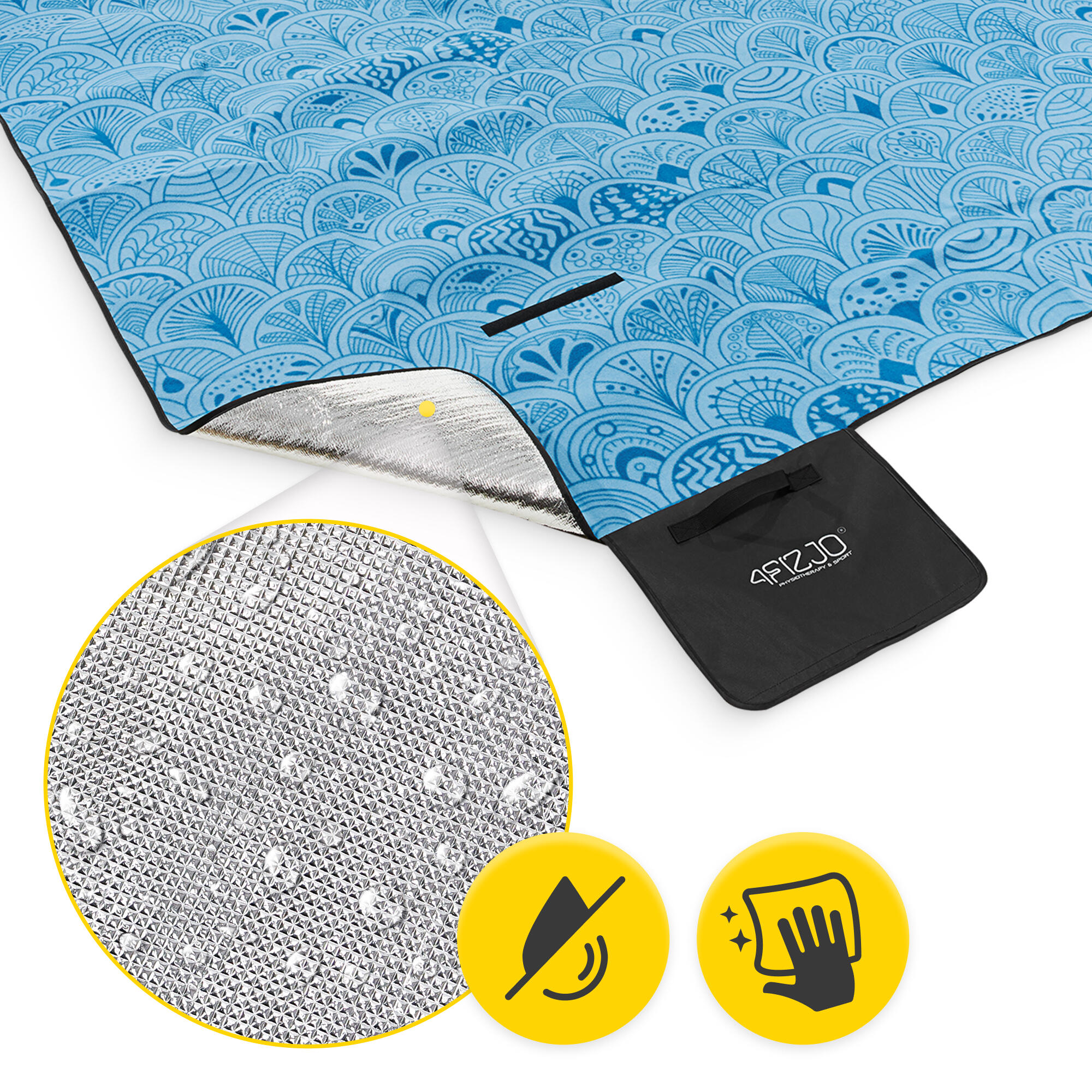 Coperta picnic impermeabile isolante spiaggia campeggio outdoor 4FIZJO 4/7