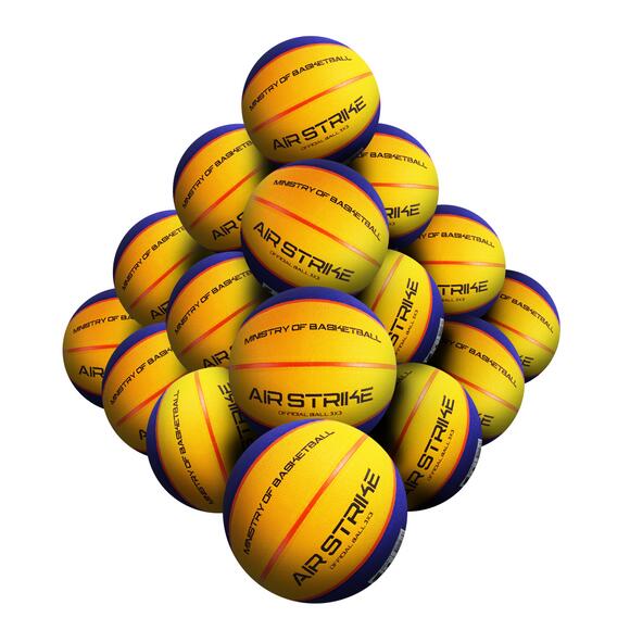 STRADIA "AIR STRIKE" Basketball PU/Foam/Rubber – Pack of 20 with Mesh Bag.