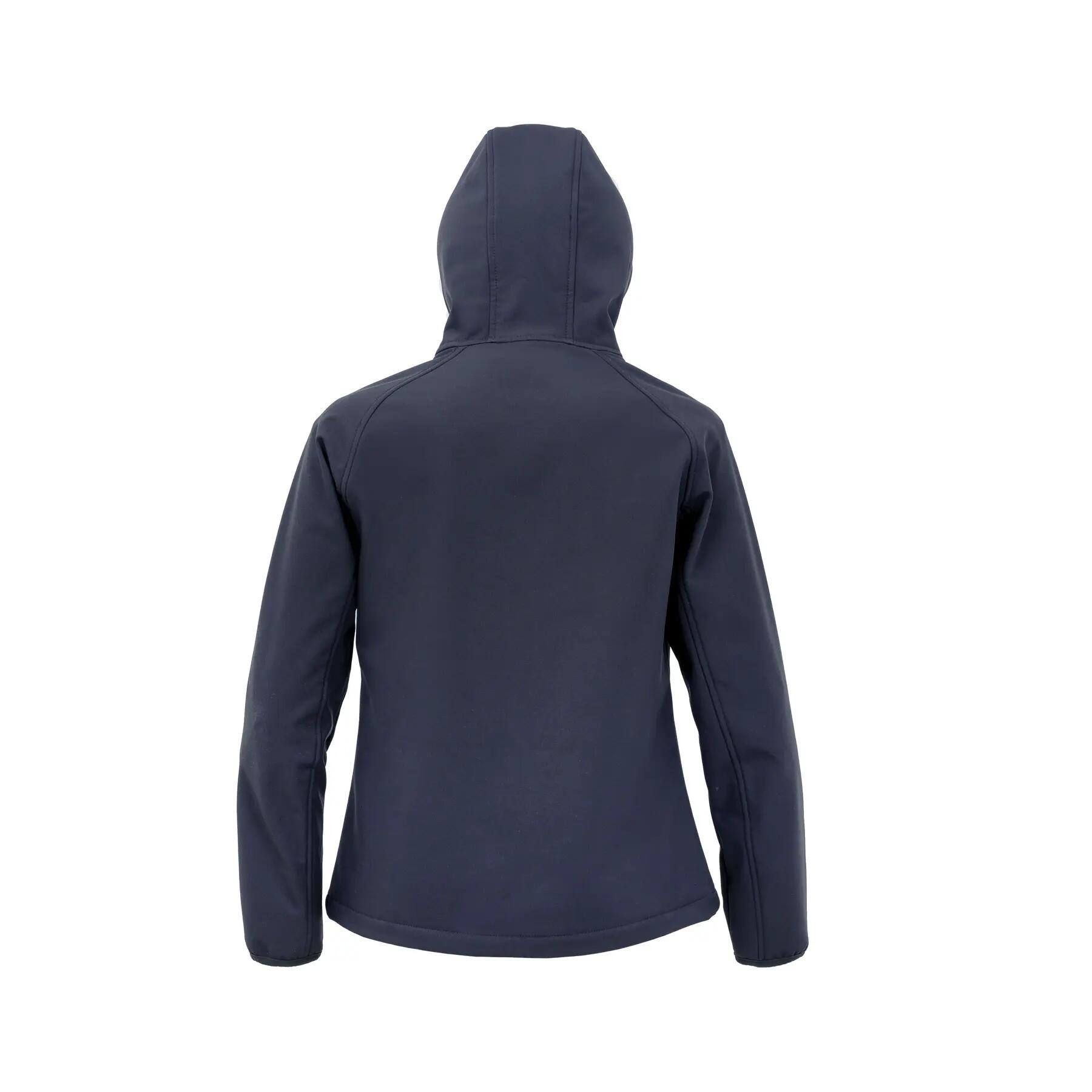 Casaco impermeável com capuz softshell para mulher Result 2/2