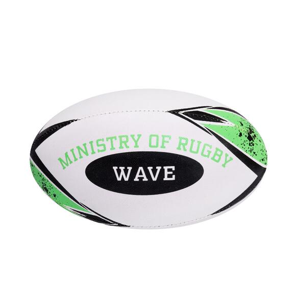 STRADIA WAVE Size 4 Rugby Union Ball - Virgin Grade with Patented Control Grip