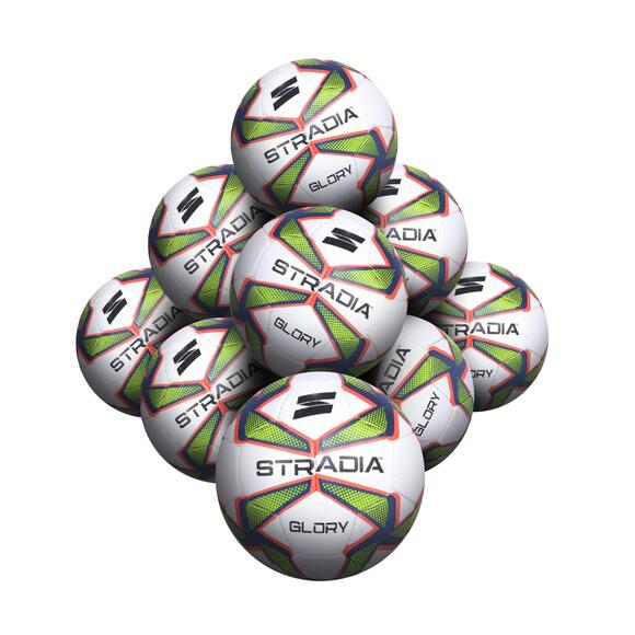 STRADIA THUNDER Size 5 Soccer Ball - Elite, TPU (Pack of 10)