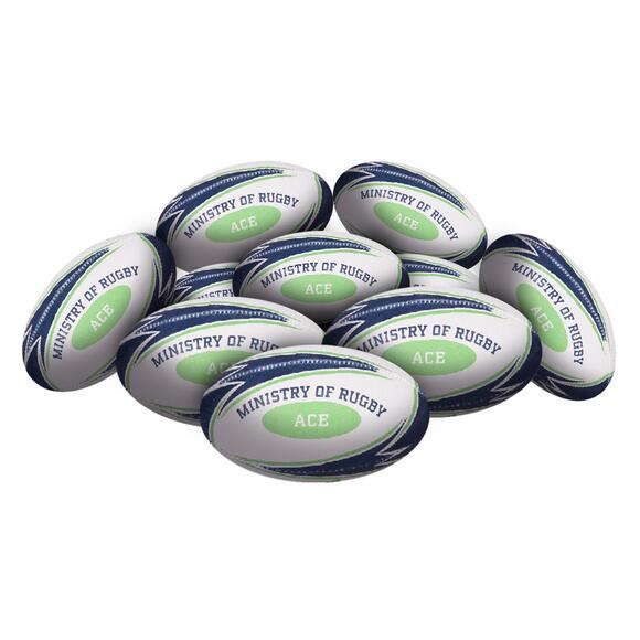 STRADIA ACE Rugby Union Ball - Fun MINI Series - PK10
