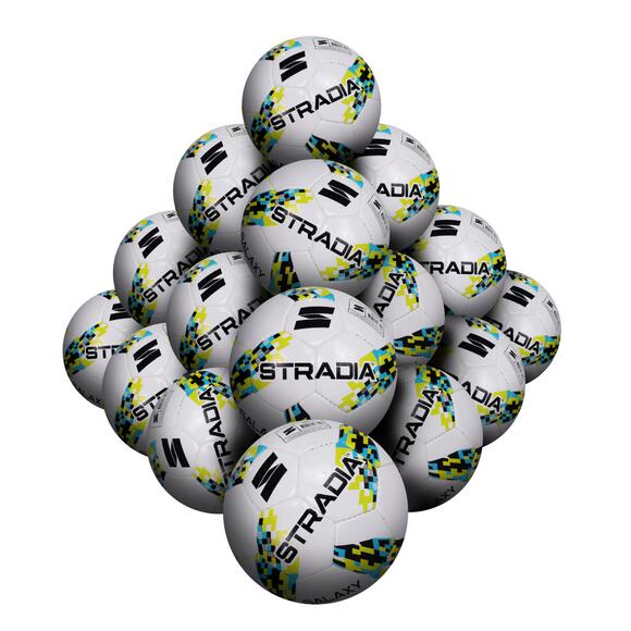 STRADIA GALAXY Size 3 Jr. Soccer Ball - Stellar PU (Pack of 20)