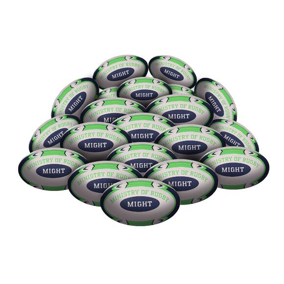 STRADIA MIGHT Rugby Union Ball - Elite Silica-Grip - PK20