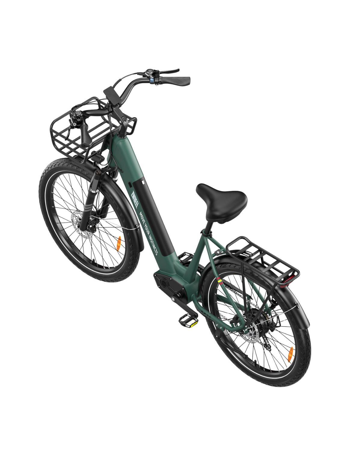 E-bike plegable ZWheel Urban Realm, 250W, 45Nm, 13.5Ah, 130km, verde 4/6