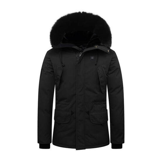 Parka da Donna Invernale Helvetica Blouson Helvetica VOLCANO EWARM DARK EDITION