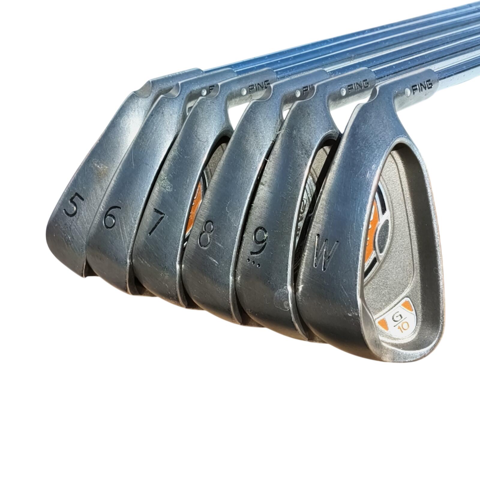 PING G10 IJzerset / 5-PW / Flex Stiff / Staal 3/7