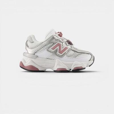 New balance 9060 bungee lace white rosewood silver (td)
