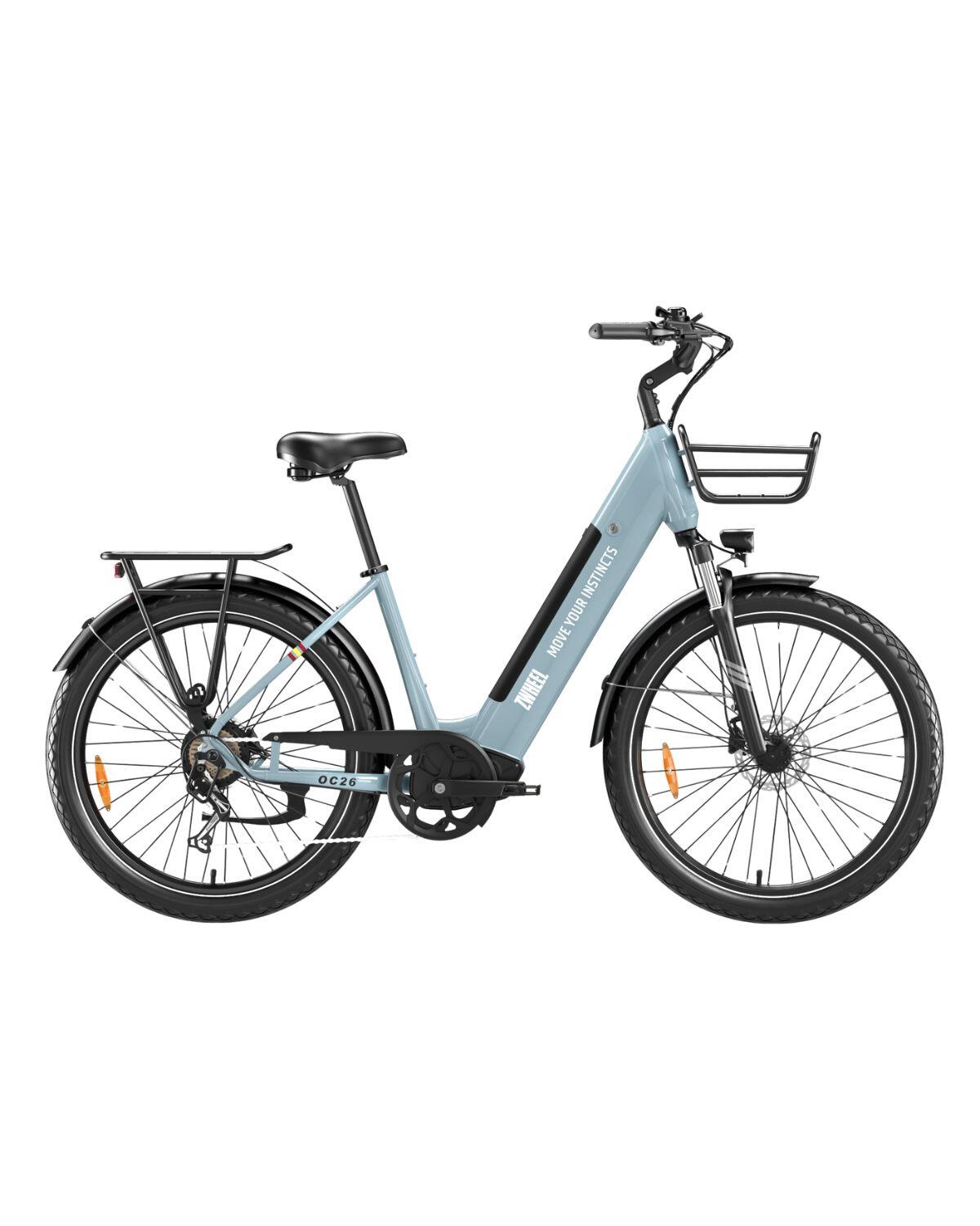 E-bike plegable ZWheel Urban Realm, 250W, 45Nm, 13.5Ah, 130km, azul 2/6