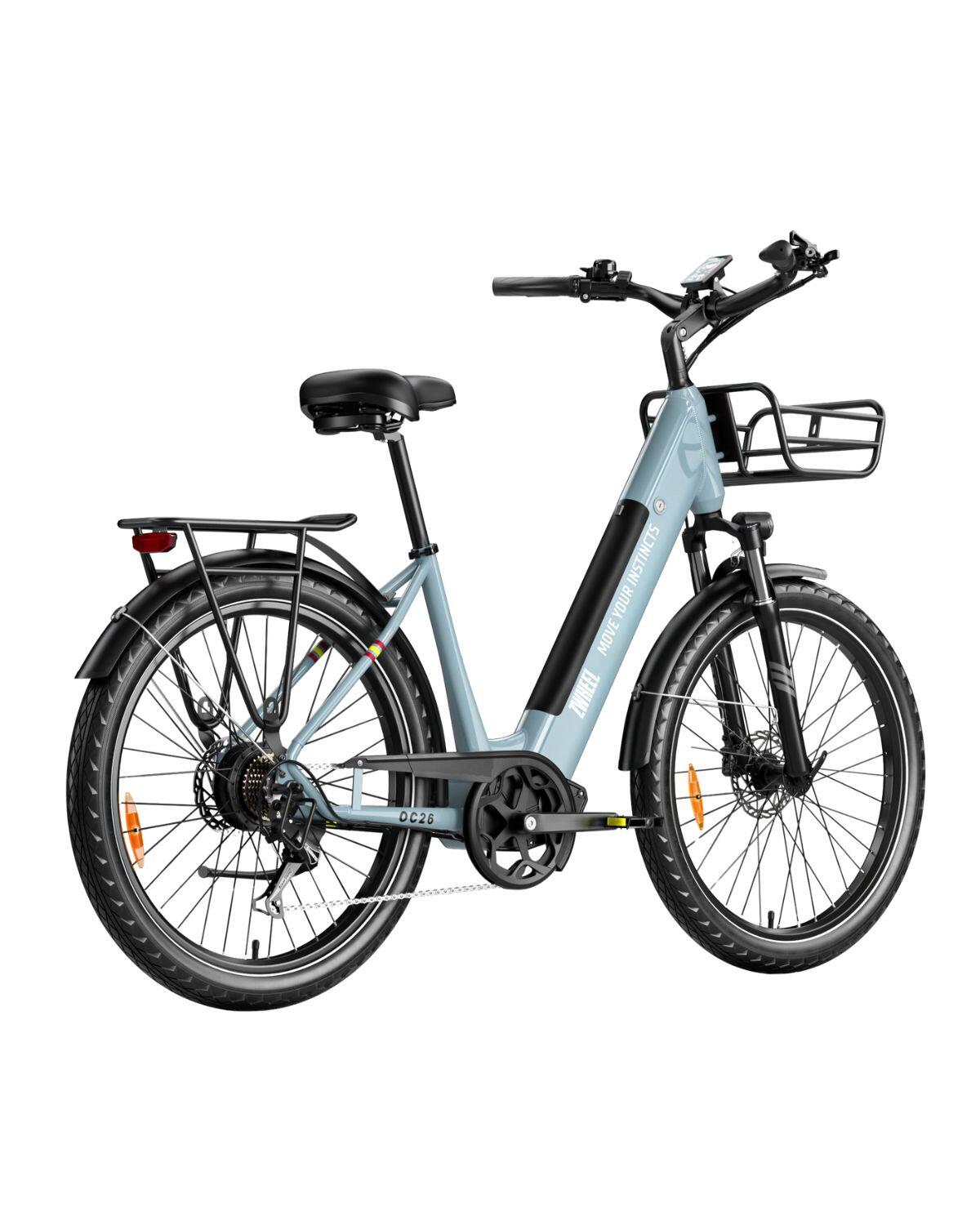 E-bike plegable ZWheel Urban Realm, 250W, 45Nm, 13.5Ah, 130km, azul 5/6