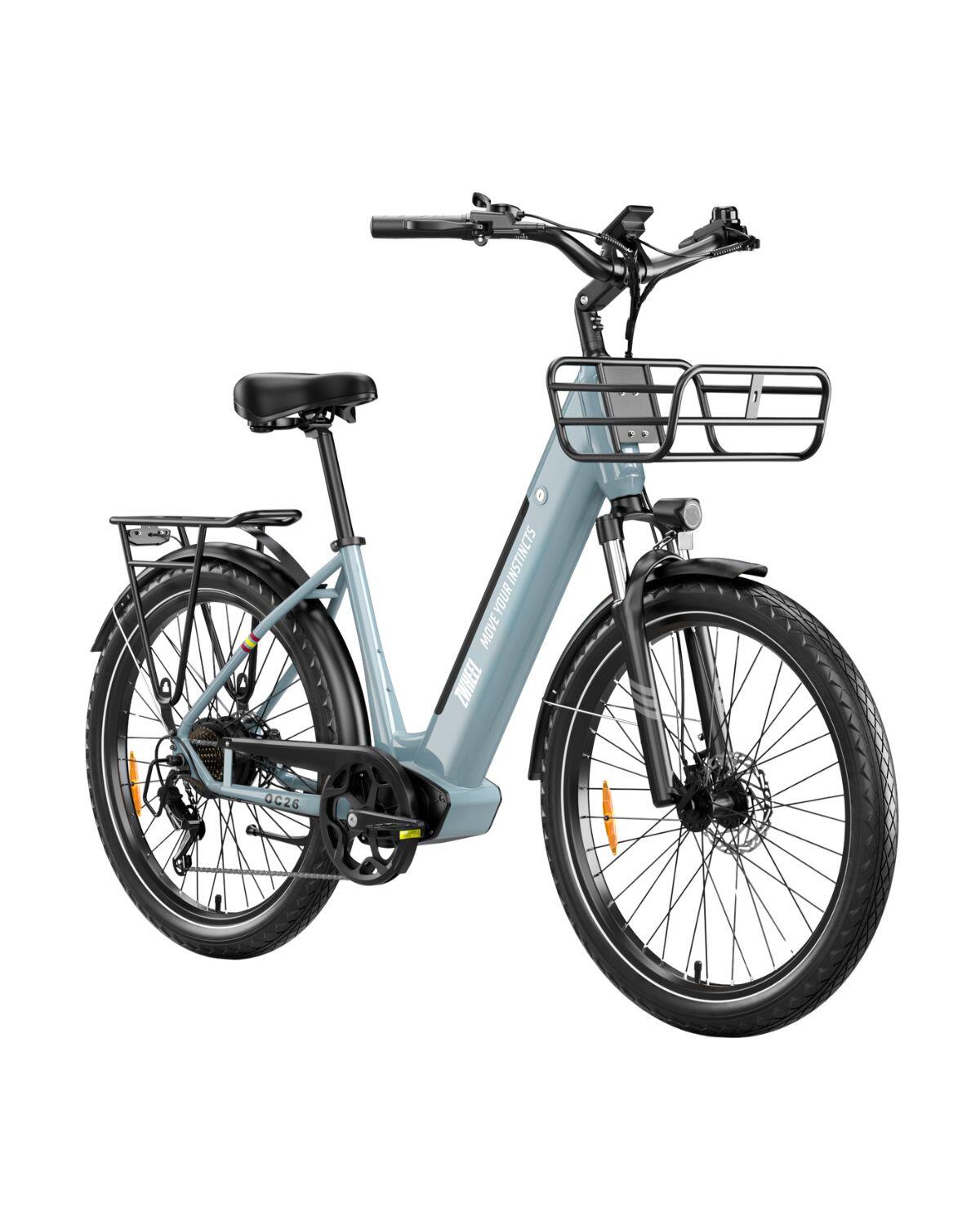 E-bike plegable ZWheel Urban Realm, 250W, 45Nm, 13.5Ah, 130km, azul 6/6