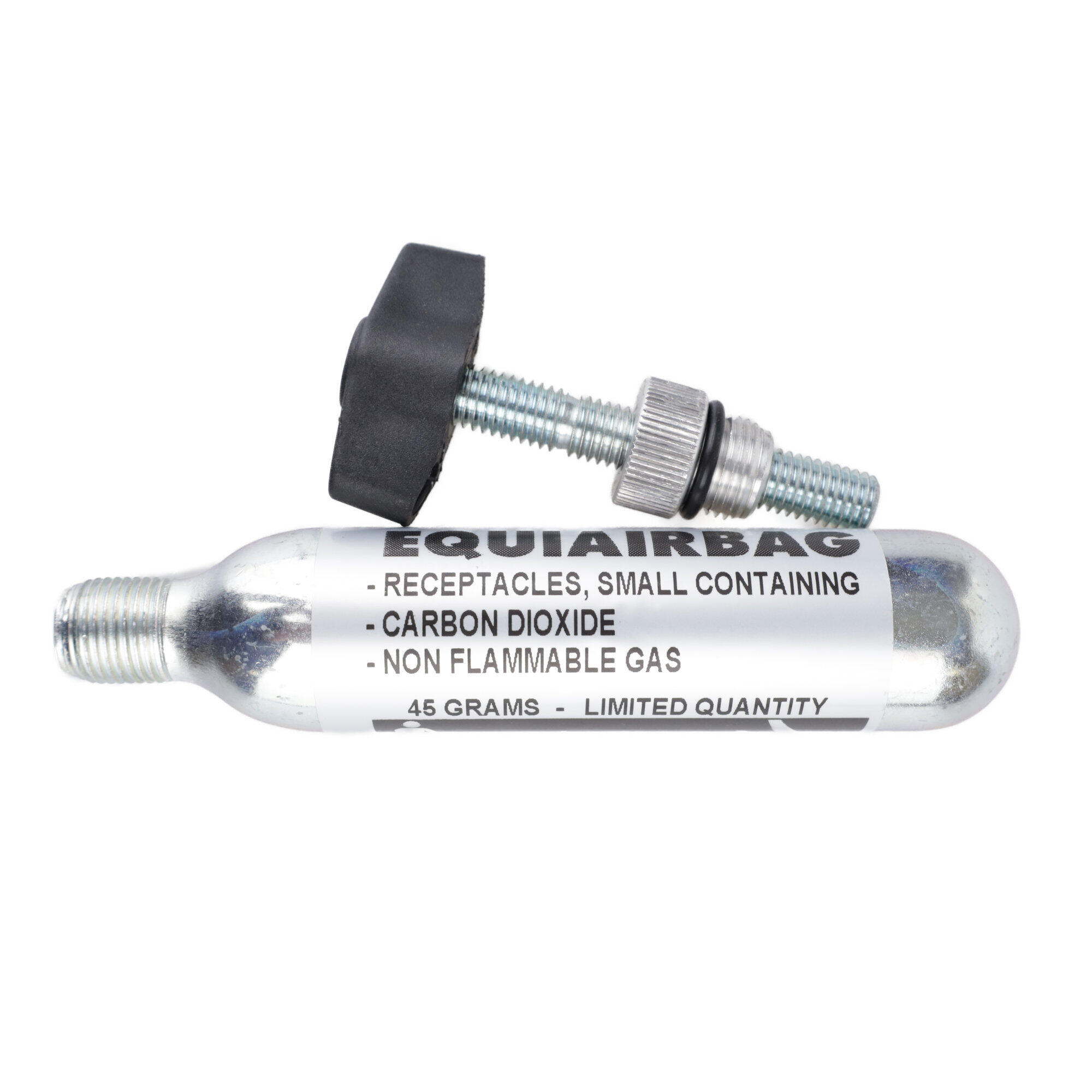 Recharge kit with 3 carbon dioxide cartridges Equiairbag 3/3