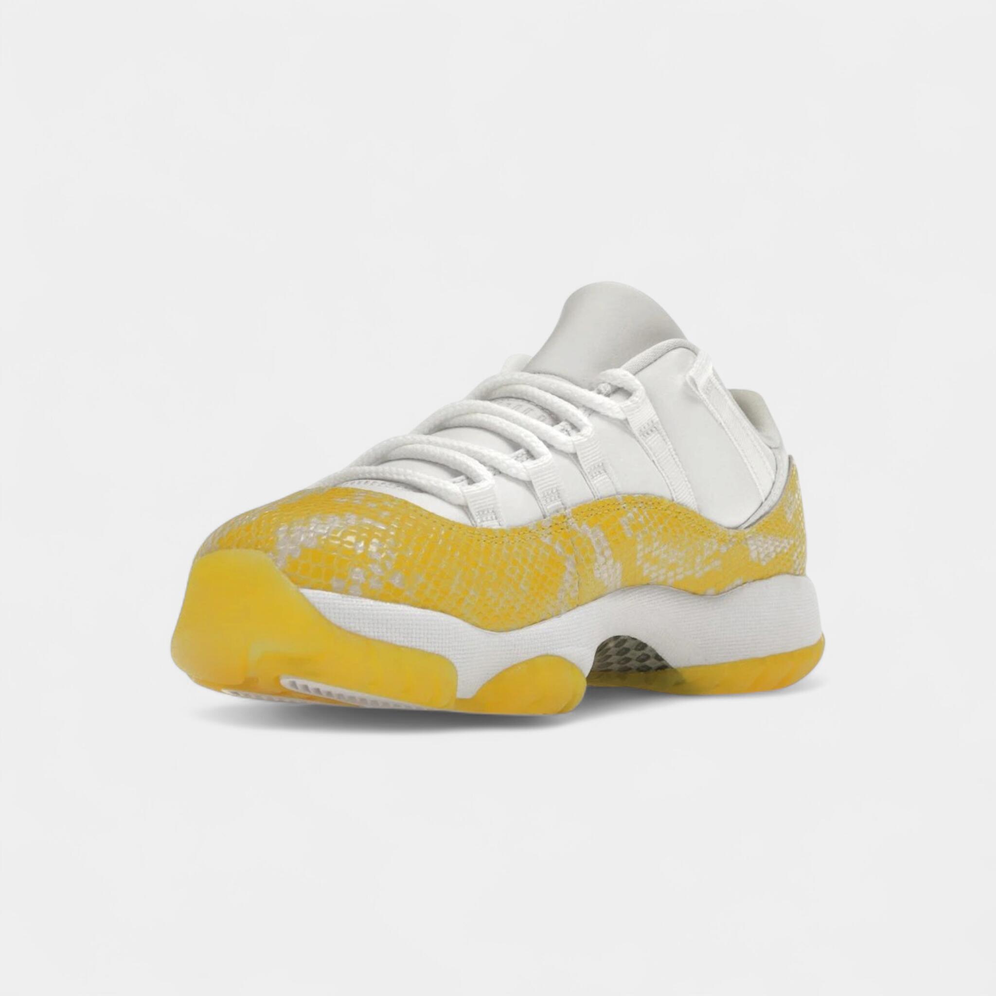 Jordan 11 Retro Low Yellow Snakeskin (Women's) 3/4