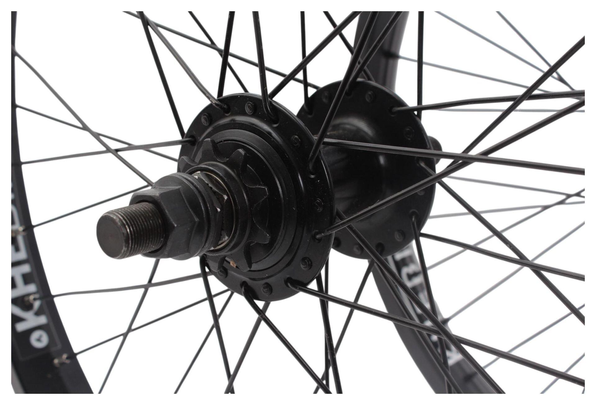 Juego de ruedas BMX KHE MVP 20 pulgadas 10 mm / 14 mm negro 3/7