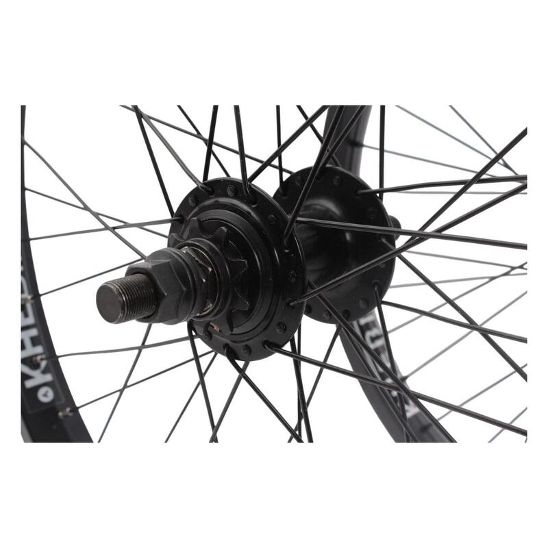 Set roți BMX KHE MVP 20 inch 10 mm / 14 mm negru