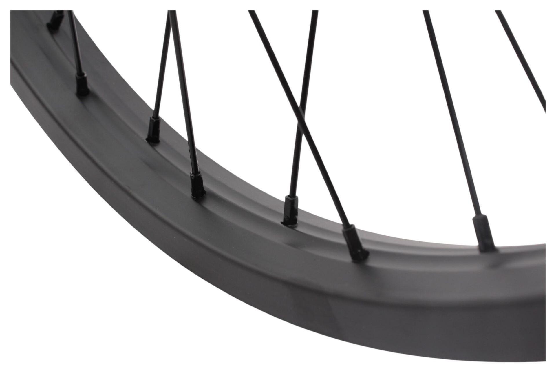 Juego de ruedas BMX KHE MVP 20 pulgadas 10 mm / 14 mm negro 5/7