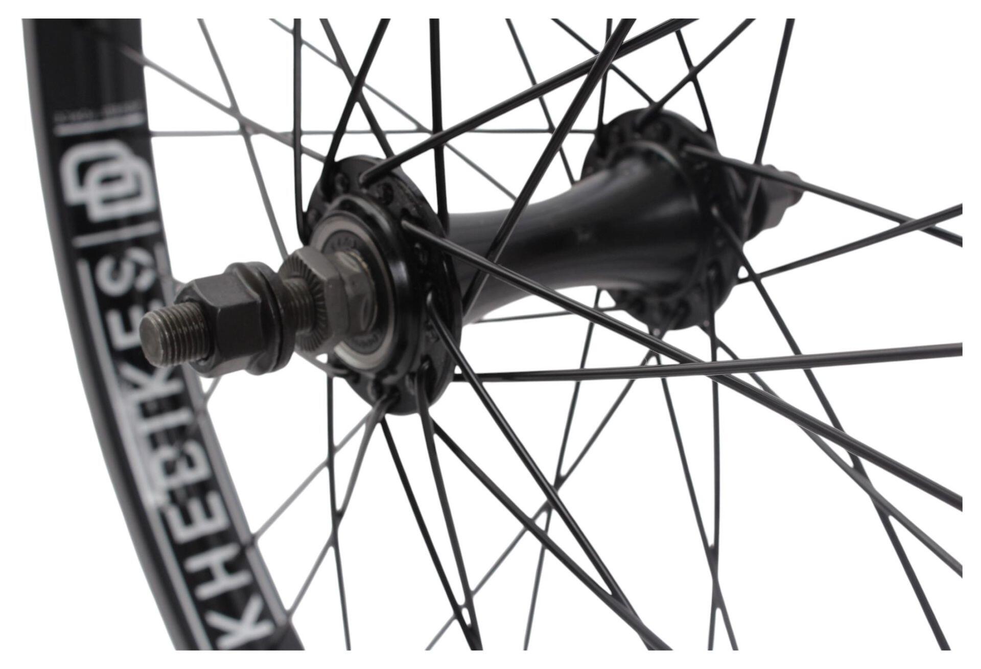 Juego de ruedas BMX KHE MVP 20 pulgadas 10 mm / 14 mm negro 4/7