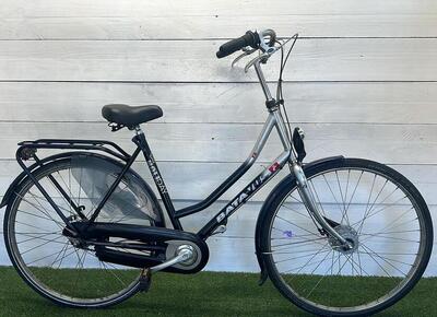 Batavus stadsfiets 28", zwart - tweedehands, volledig geserviced.
