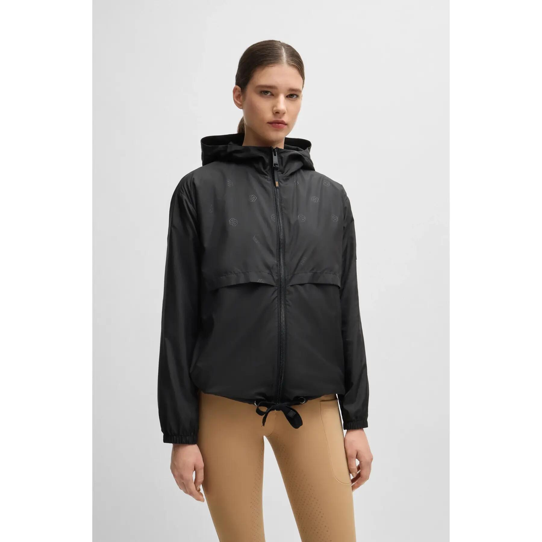 Wasserdichte Reitjacke mit Kapuze, Damen Boss Equestrian Louise 2/3