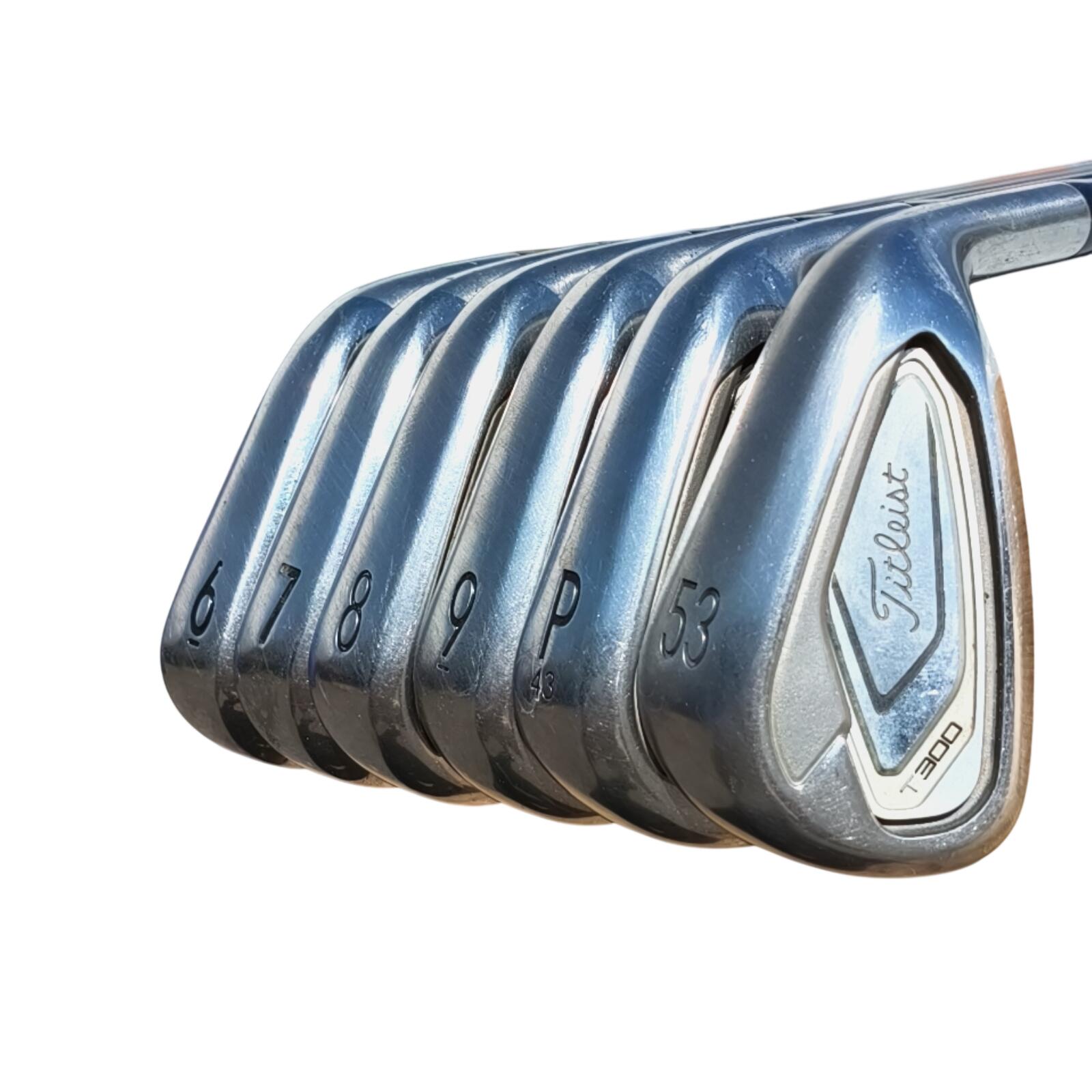 Titleist T300 2021 IJzerset / 6-PW+SW / Flex A-flex / Grafiet 3/7