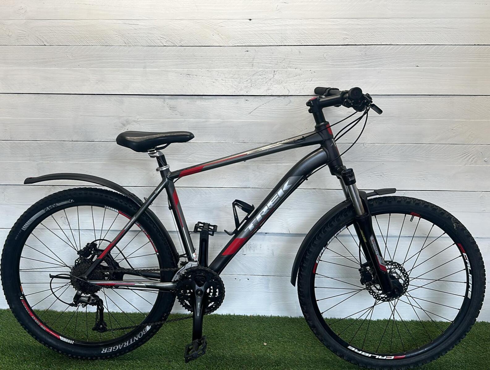 Trek stadsfiets 47 cm, 27 versnellingen, metal/grijs 2/3