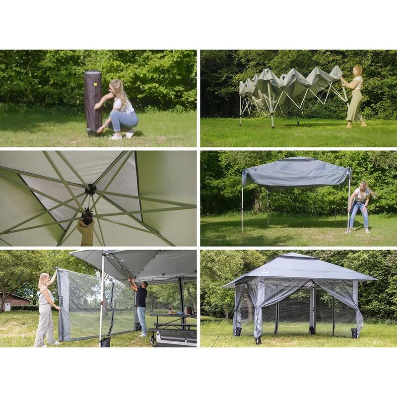 Altán Solvorn 3×3 m Plus s UV ochranou 50+