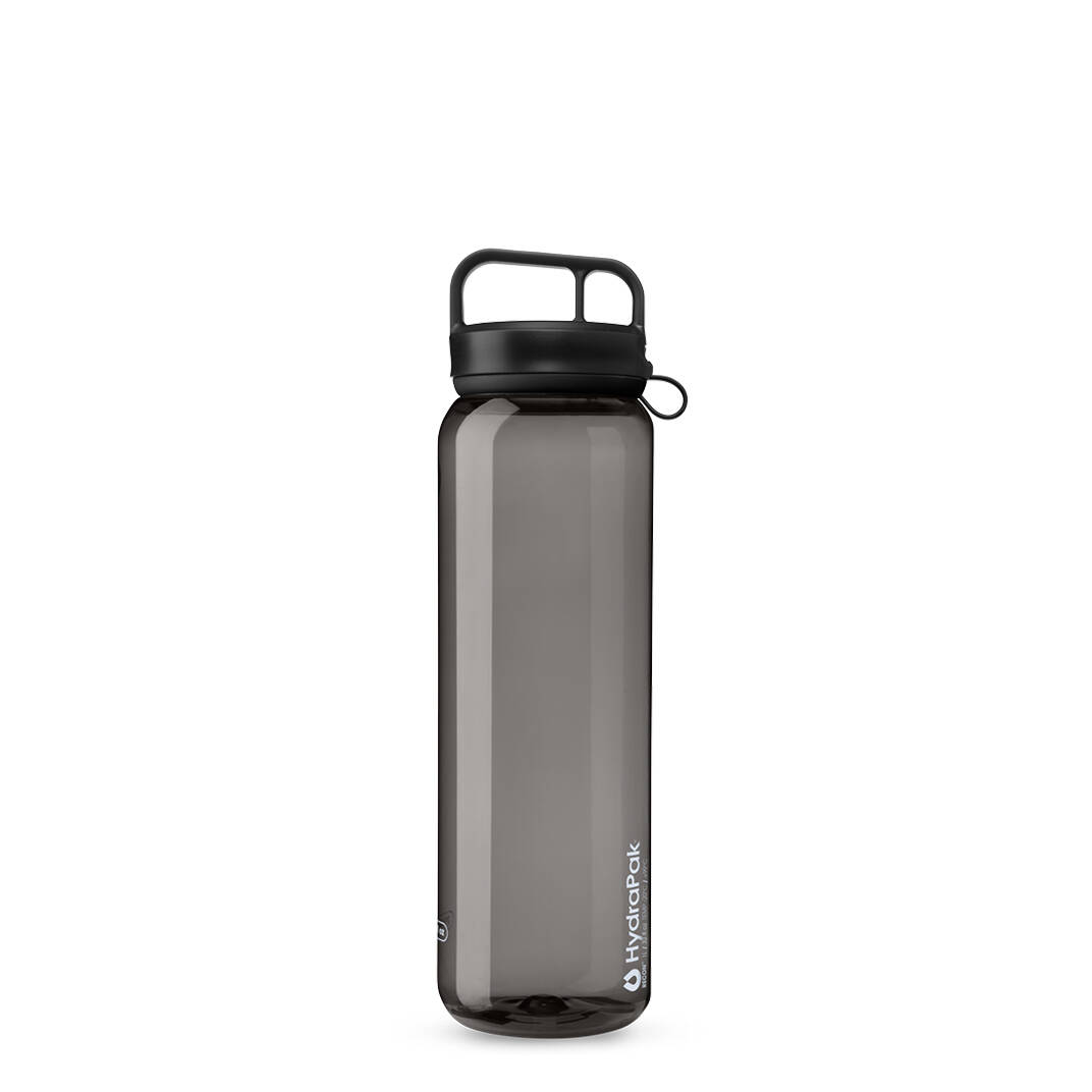 Hydrapak Recon Clip & Carry Water Bottle-Charcoal Grey (1 Ltr.) -  1