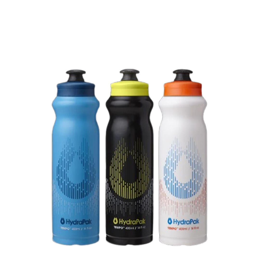 Hydrapak Tempo Running Water Bottles (400ml) (Pack of 3)-image-13