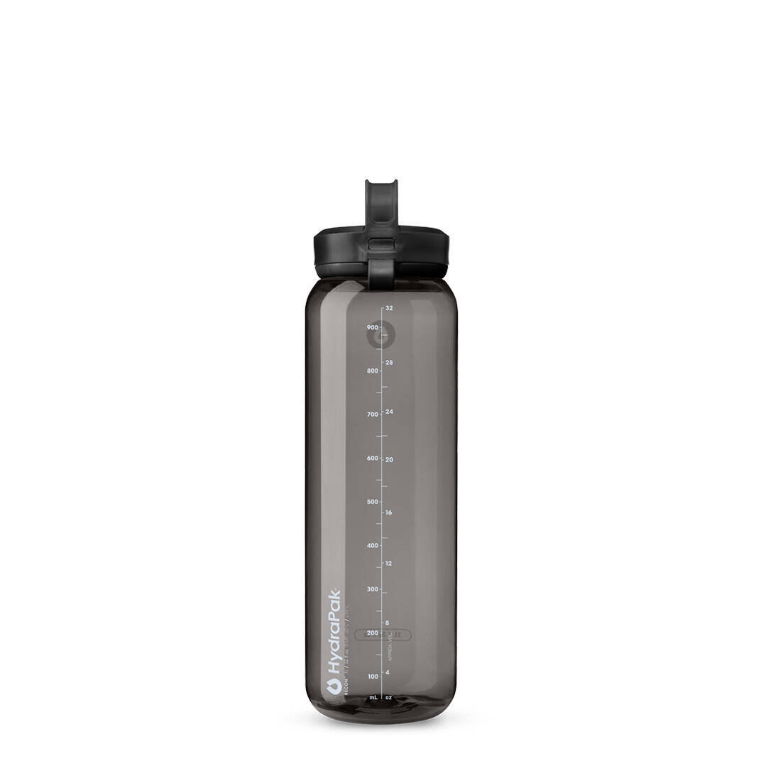 Hydrapak Recon Clip & Carry Water Bottle-Charcoal Grey (1 Ltr.) -  2