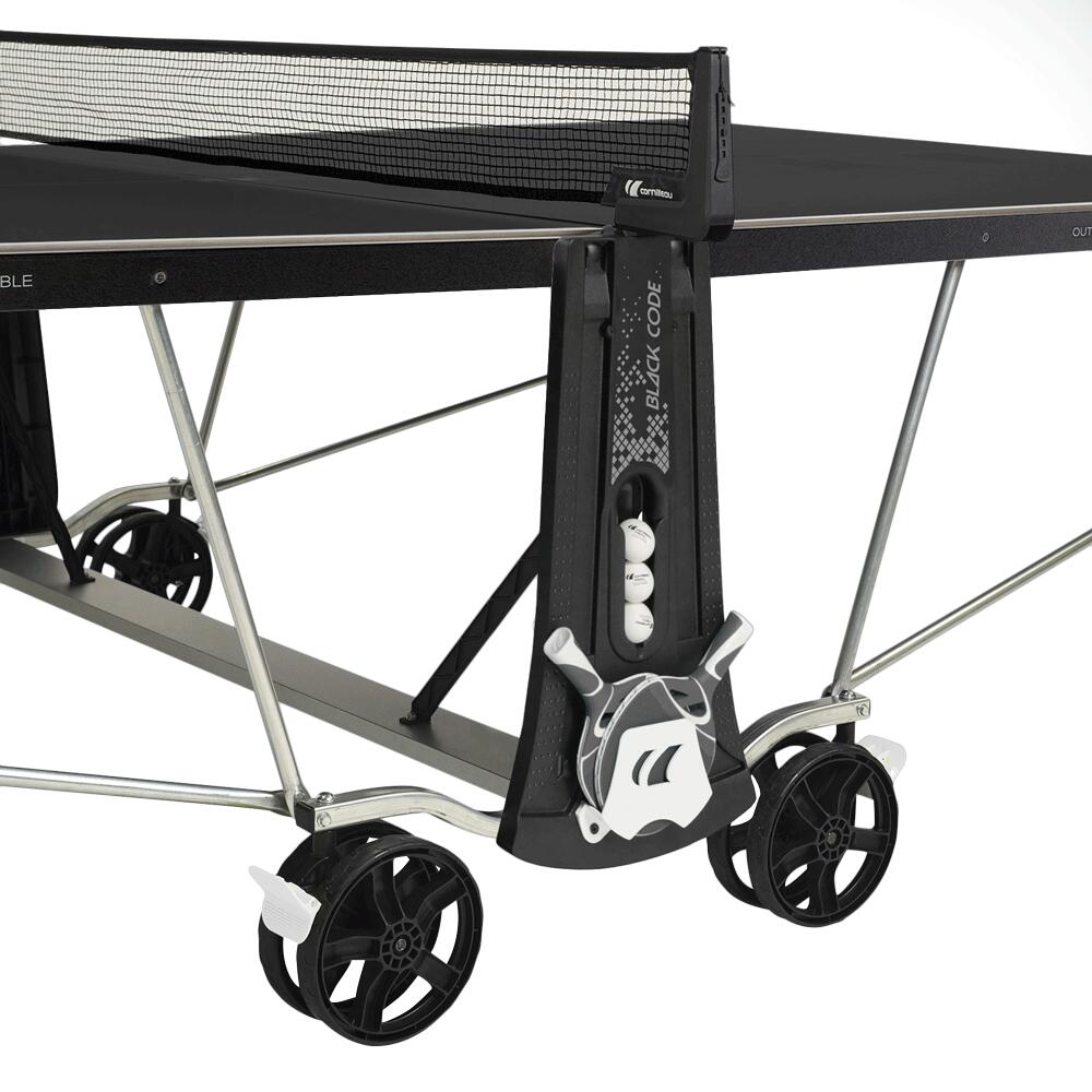 Outdoor-Tischtennisplatte Black Code ID Outdoor Cornilleau 4/7