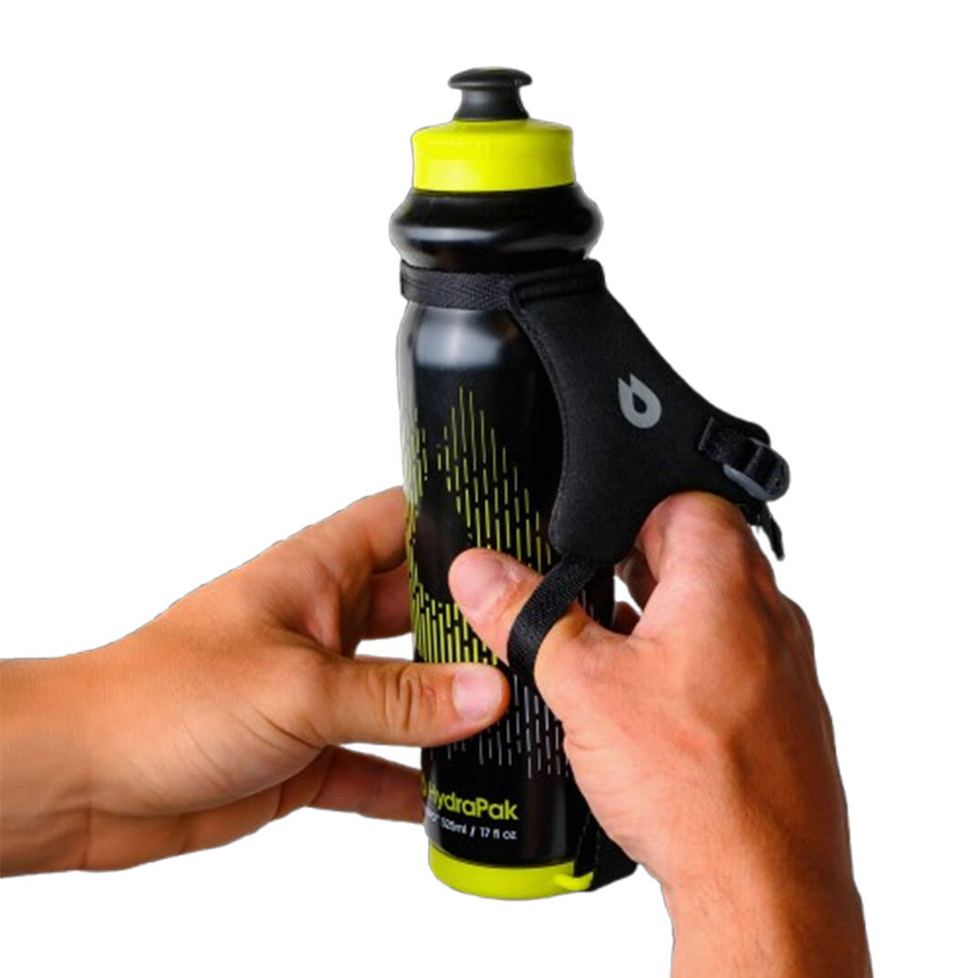 Hydrapak Tempo Pro Running Water Bottle-Black (525ml) -  3