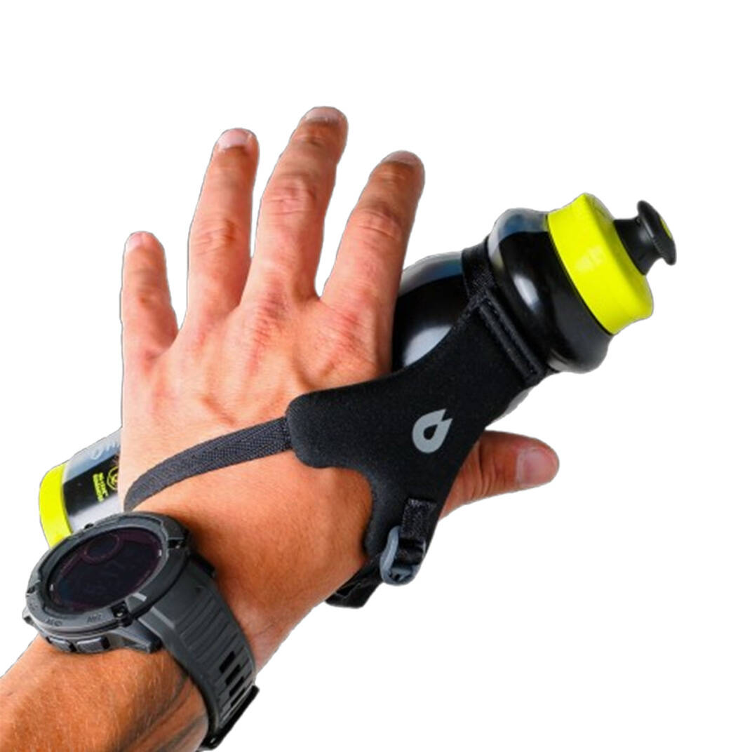 Hydrapak Tempo Pro Running Water Bottle-Black (525ml) -  5